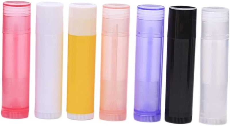 Outanaya 56pcs Lipstick Tubes Containers for Organizing Lip Balm Tube Caps Makeup Organizer Case Labels for Diy - Image 1