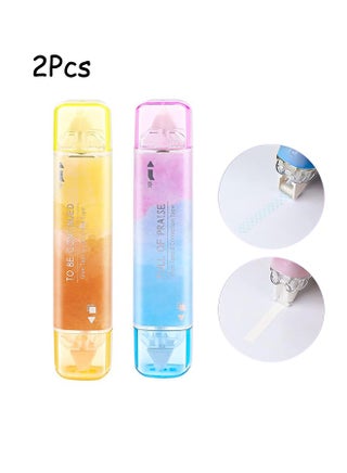 2 Pack 2-in-1 White Out Correction Tape with Double-Sided Adhesive Glue Tape Smooth Quick Dry White Out Pen Anti Tear White Out Tape Correction Tape for Home School Office Stationery Supplies - pzsku/ZE200C39781DA3FCD29D0Z/45/_/1699494698/5fe50f9a-c464-4b60-9091-57973c649f24