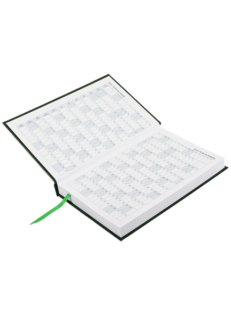 FIS A5 Diary 2025 Green (French) - FSDI29FR25GR - Image 3