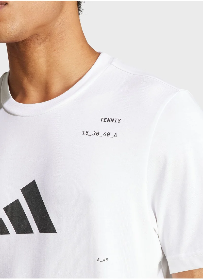 Adidas Tennis Category Graphic T-Shirt