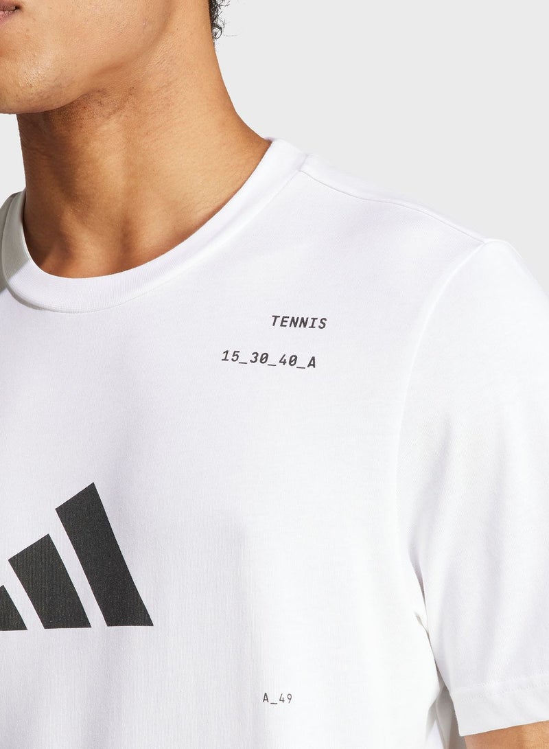 Adidas Tennis Category Graphic T-Shirt - Image 3