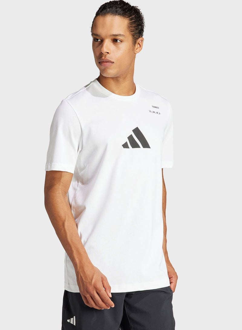 Adidas Tennis Category Graphic T-Shirt - Image 5