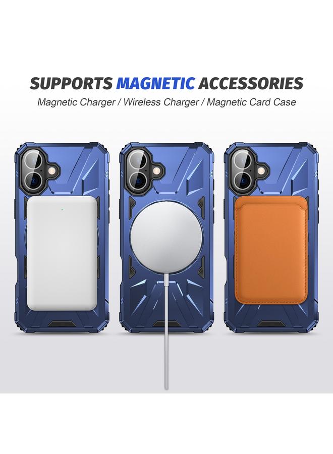 اس-توب جراب هاتف ماج سيف المغناطيسي المقاوم للصدمات مع حامل حلقي لهاتف آيفون 16 بلس - Image 5