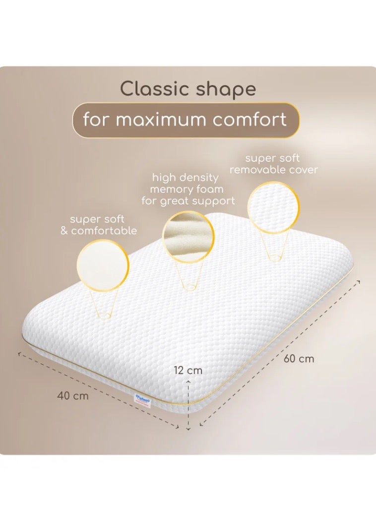 Classic Orthopedic Anatomical Memory Pillow, 60x40 cm - Image 4