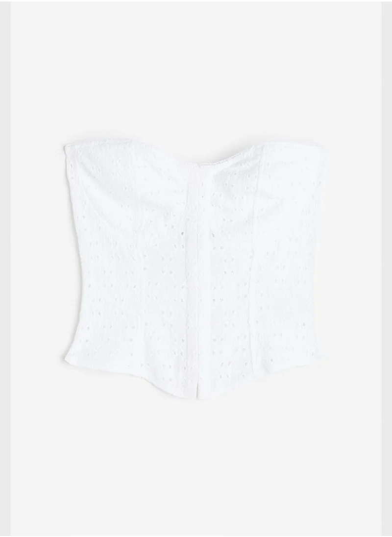 H&M Bardot Crop Top