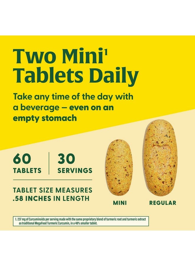 ميغافود مكمل غذائي ميجا فود للجسم بالكامل بالكركم والكركمين - مكمل غذائي بالكركم مع الفلفل الأسود - 237 ملغ من الكركمينويدات لكل حصة - مضاد للأكسدة ومعزز للمناعة - نباتي - 60 قرصًا صغيرًا، 30 حصة - Image 5
