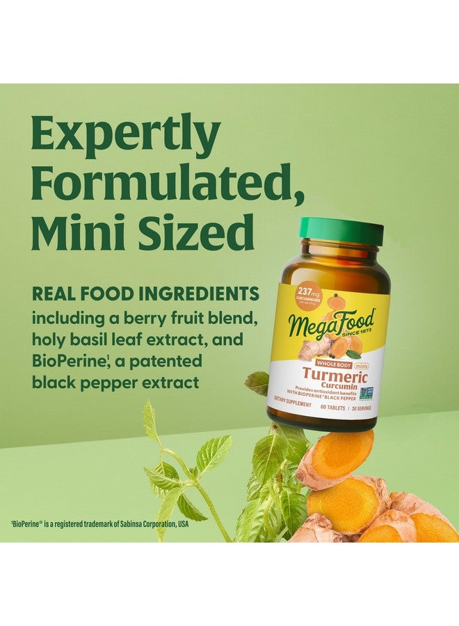 ميغافود مكمل غذائي ميجا فود للجسم بالكامل بالكركم والكركمين - مكمل غذائي بالكركم مع الفلفل الأسود - 237 ملغ من الكركمينويدات لكل حصة - مضاد للأكسدة ومعزز للمناعة - نباتي - 60 قرصًا صغيرًا، 30 حصة - Image 4