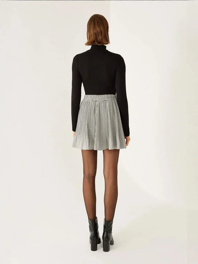 HICCUP Pleated Mini Skirt