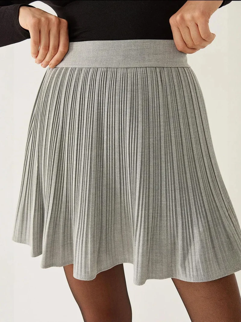 HICCUP Pleated Mini Skirt