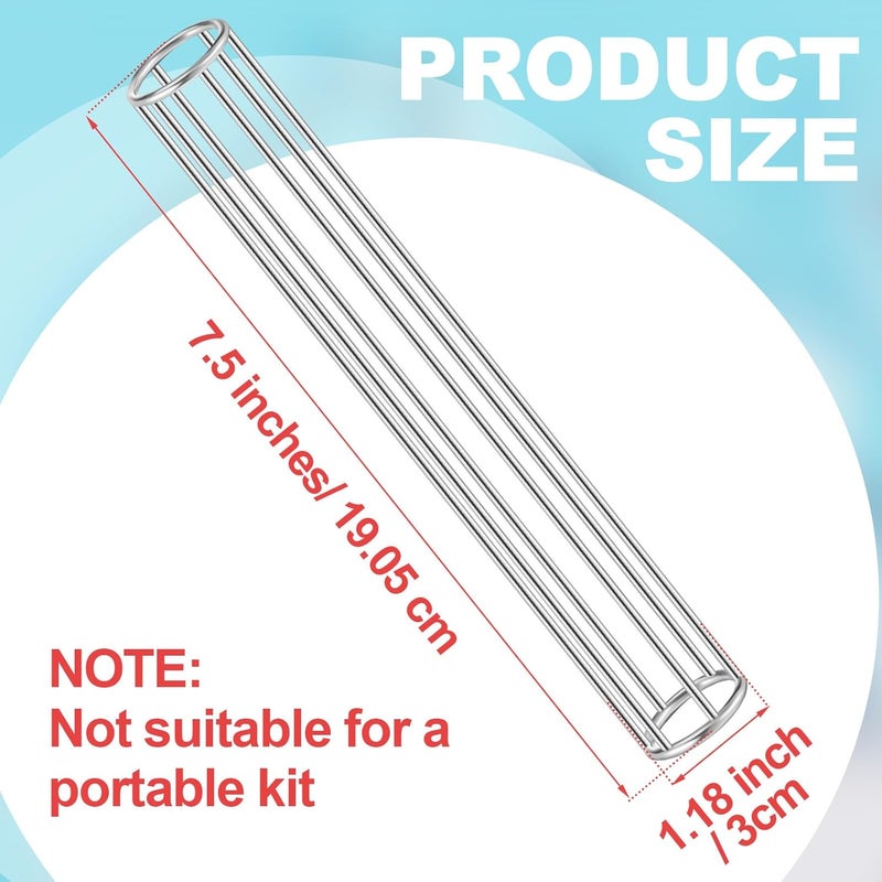 Zonon زونون 4 قطع من قفص التطبيق المعدني أنبوب الشاش قفص أنبوب ضمادة الشاش لأنامل 118 × 75 بوصة - Image 2