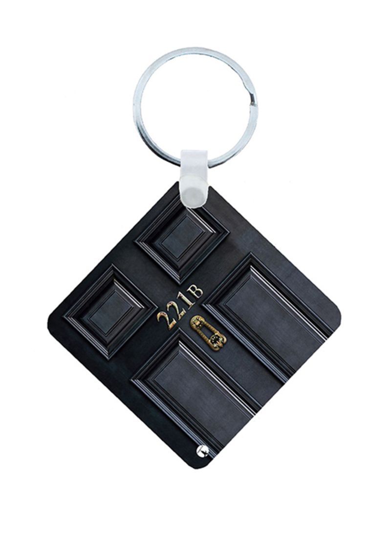 RKN The Sherlock Holmes Wooden Keychain