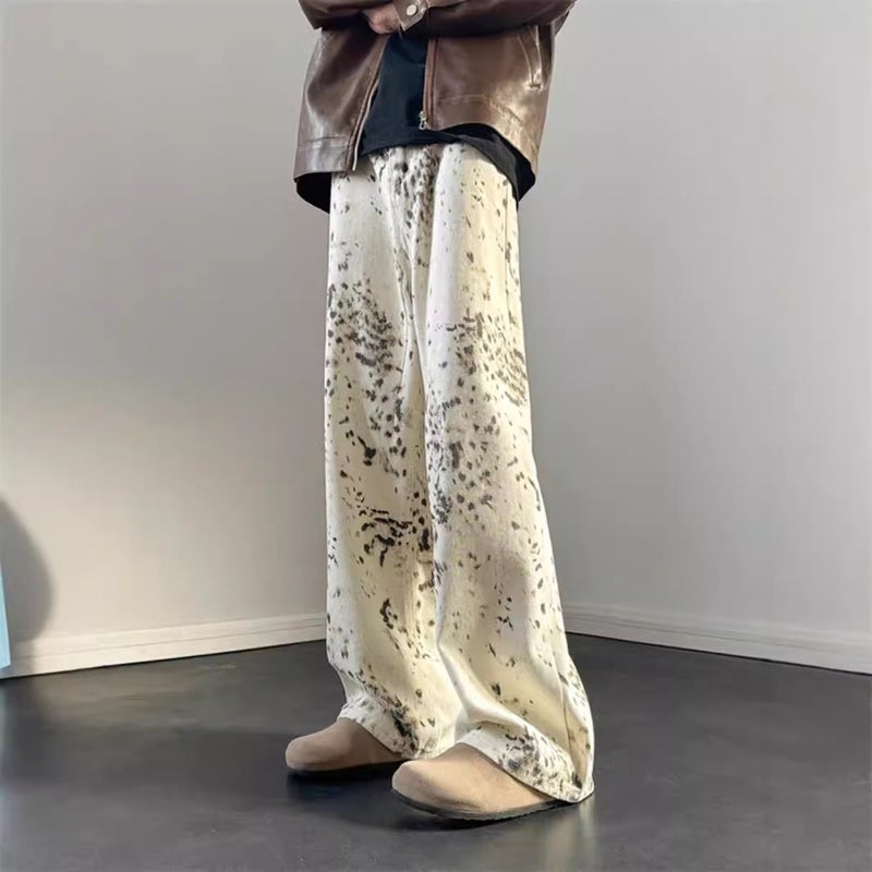 Unisex Classic Denim Jeans Loose Fit Daily Outdoor Wear - Image 1