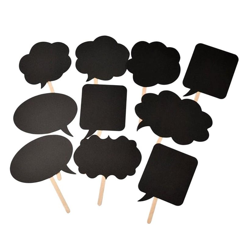 Wedding Photo Props 2 Pack Chalkboard Decorations For Birthday Graduation Party - Image 4