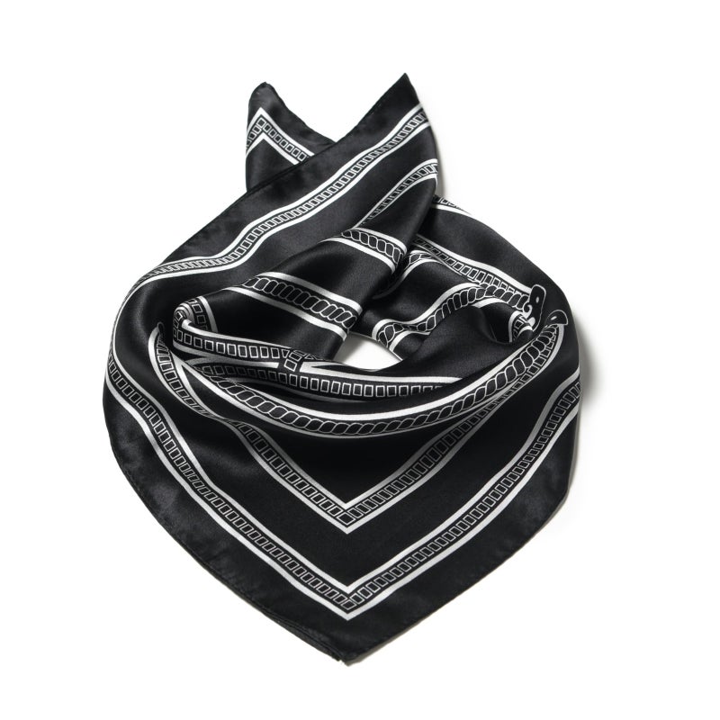 53 * 53Cm small square scarf silk scarf silk square spring and summer scarf headband binding bag - Image 4