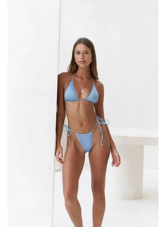 Bohemai  Cahya Strappy Blue Bikini Bottom for Women | Best Price UAE