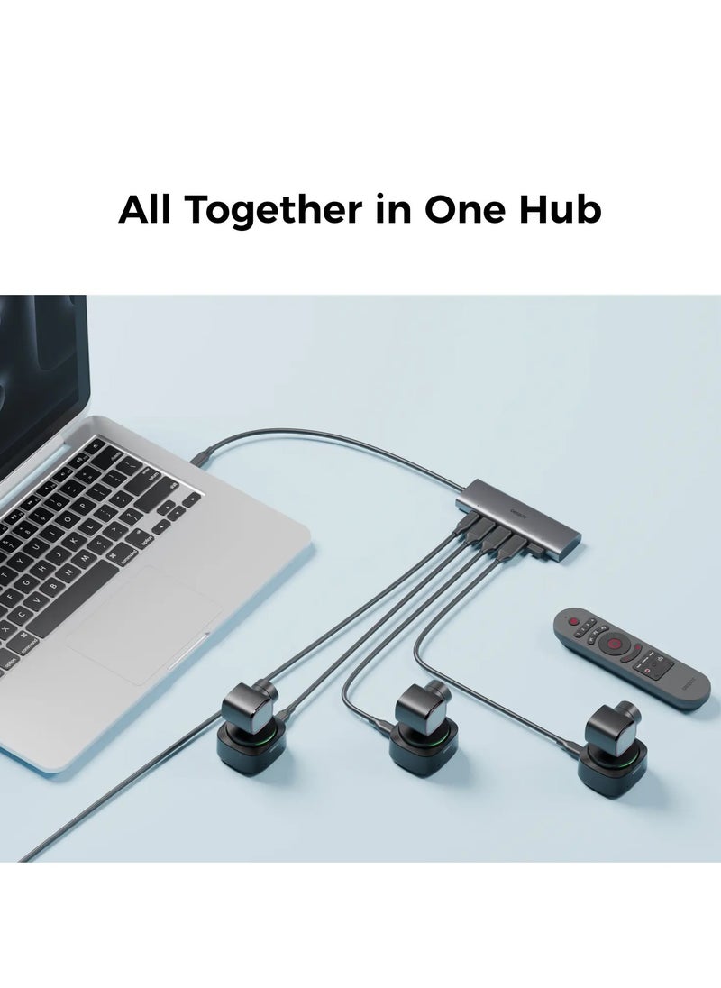 OBSBOT - OBSBOT 3-in-1 USB 3.0 Hub - Image 1