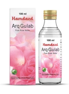 Hamdard Arq Gulab | 100 Ml | All-Natural Pure Rose Water | Unani Formulation | Supports In Skin Cleansing And Toning | Helps Manage Sunburns | Helps In Skin Tightening | Pack Of 3  - Image 2