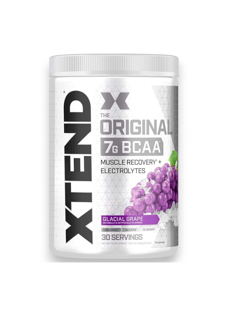 SCIVATION Xtend The Original 7G BCAA Muscle Recovery + Electrolytes,  Glacial Grape Flavour, 30 Servings - Image 1