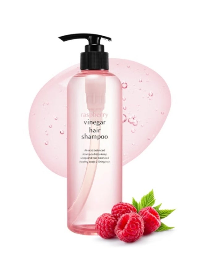 APIEU Raspberry Vinegar Hair Shampoo 169 floz 500 ml Dandruff Clarifying Shampoo Scalp Treatment I Korean Hair Care I Balances pH Removes Buildup Soothes Scalp