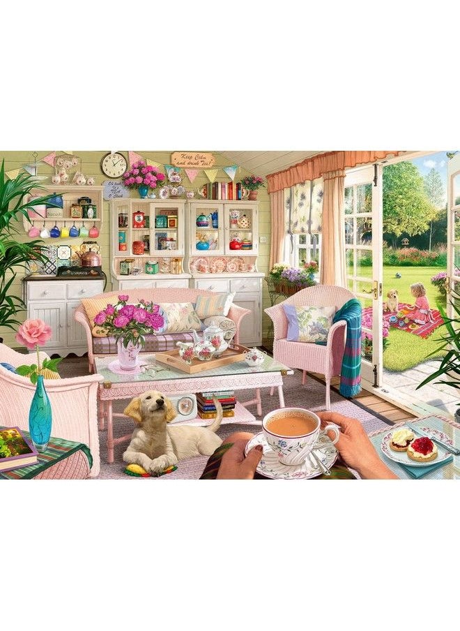 Ravensburger - The Tea Shed 1000 Piece Jigsaw Puzzle For Adults 16956 Every Piece Is Unique Softclick Technology Means Pieces Fit Together Perfectly - Image 1