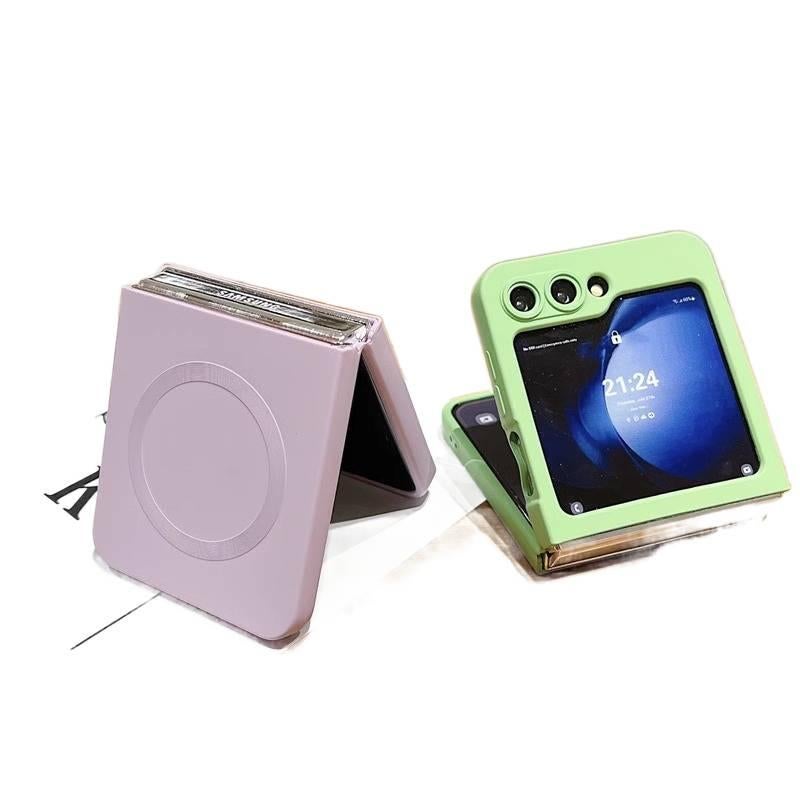 MagSafe Case | Black Silicone | Shockproof Cover for Samsung Galaxy Z Flip 6 - Image 5