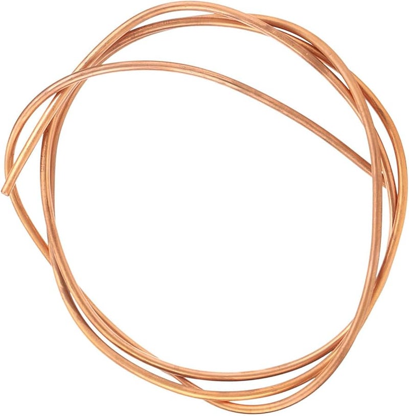 C1100 T2 Soft Copper Refrigeration Tubing 6mm OD 5mm ID 2M Coil for HVAC Freezer Repair - Image 3