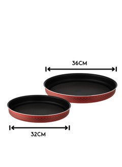 2-piece oven tray set, coated with non-stick Teflon, large 36 cm and small 32 cm - pzsku/ZE201E0A2869763B6A636Z/45/_/1740402410/c145e400-c6a1-4f70-af06-6f6c04ec9f46