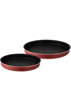 2-piece oven tray set, coated with non-stick Teflon, large 36 cm and small 32 cm - pzsku/ZE201E0A2869763B6A636Z/45/_/1740402427/dfae1b6d-7364-474b-bcc9-54ce41783972