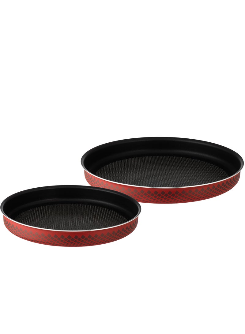 FAST 2-piece oven tray set, coated with non-stick Teflon, large 36 cm and small 32 cm - Image 3