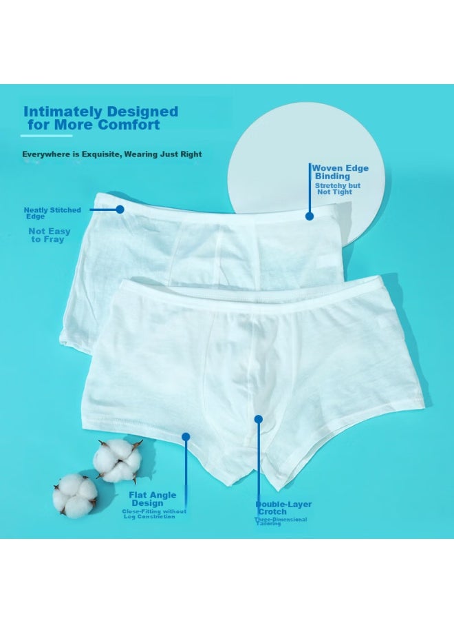 Miniso Miniso 3-pack Pure Cotton Travel Underwear, Portable Essential Disposable Underwear For Men, Business Trip Supplies, 1 Piece  - Image 4