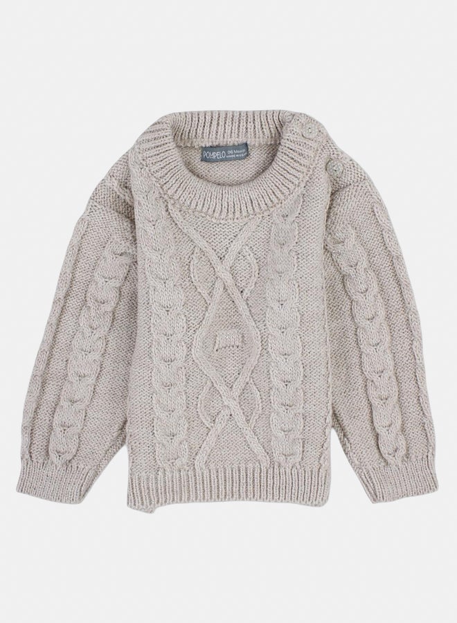 Pompelo Baby Girls Wool Pullover - Image 1