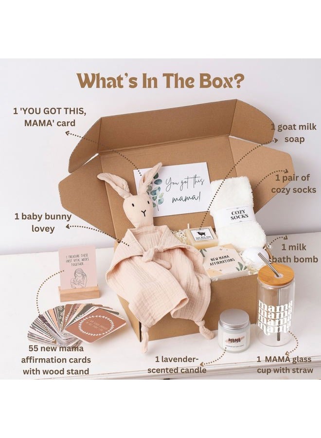 ELEMENU Set of 8 Gifts for New Mom After Birth, Postpartum Gifts for Mom, After Birth After Childbirth, Essential Gifts for Mom, Pregnancy Gifts for First Moms, Future - Image 2
