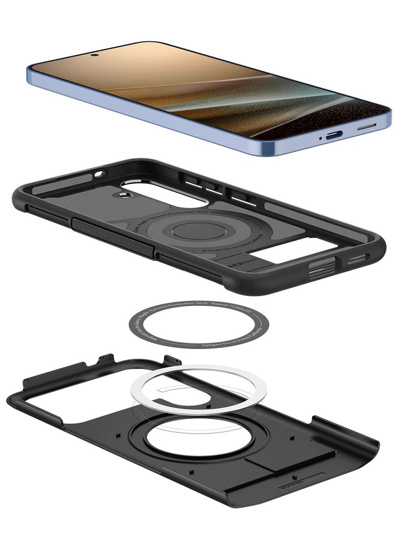 Spigen Slim Armor Magfit for Samsung Galaxy S25 PLUS Case Cover MagSafe with Kickstand (2025) - Black - Image 5