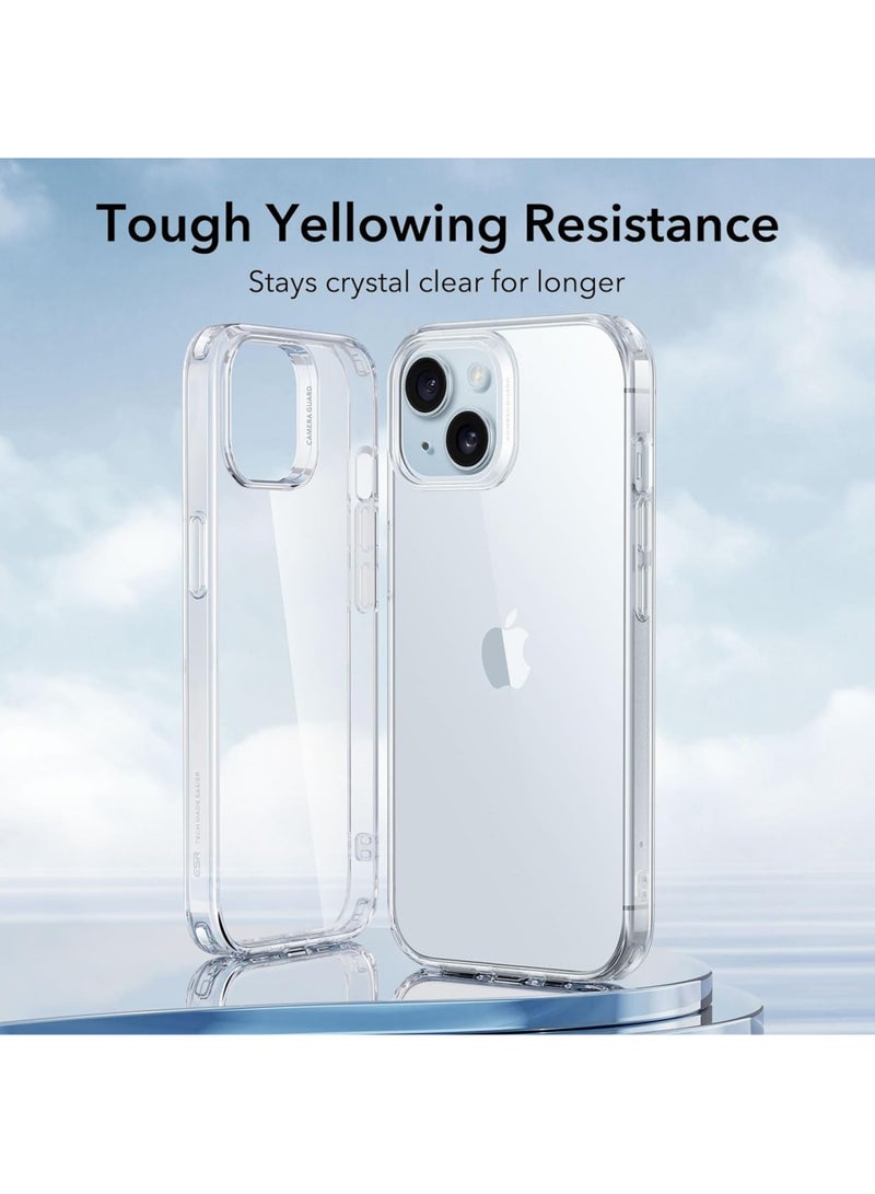 Silicone Protective Back Case Cover For Apple iPhone 15 - Clear - view 2