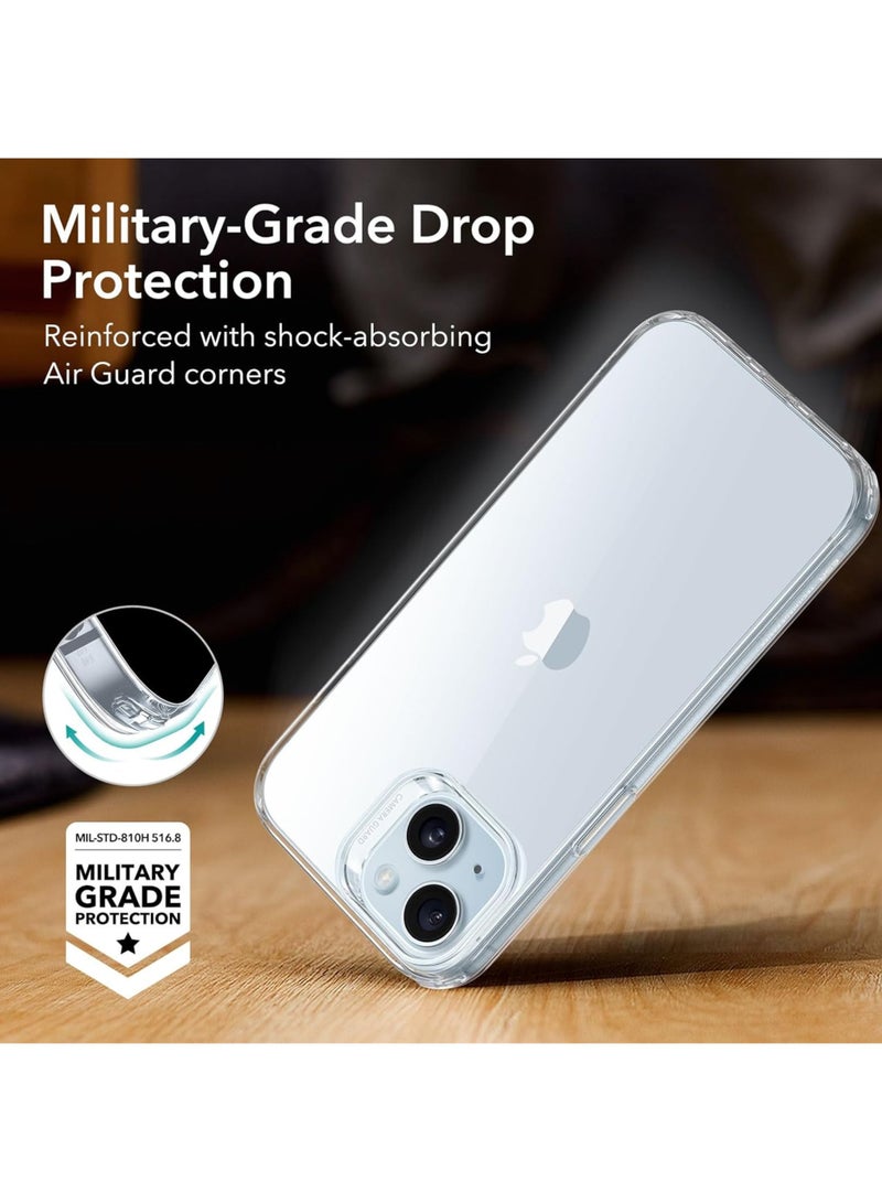 Silicone Protective Back Case Cover For Apple iPhone 15 - Clear - view 3