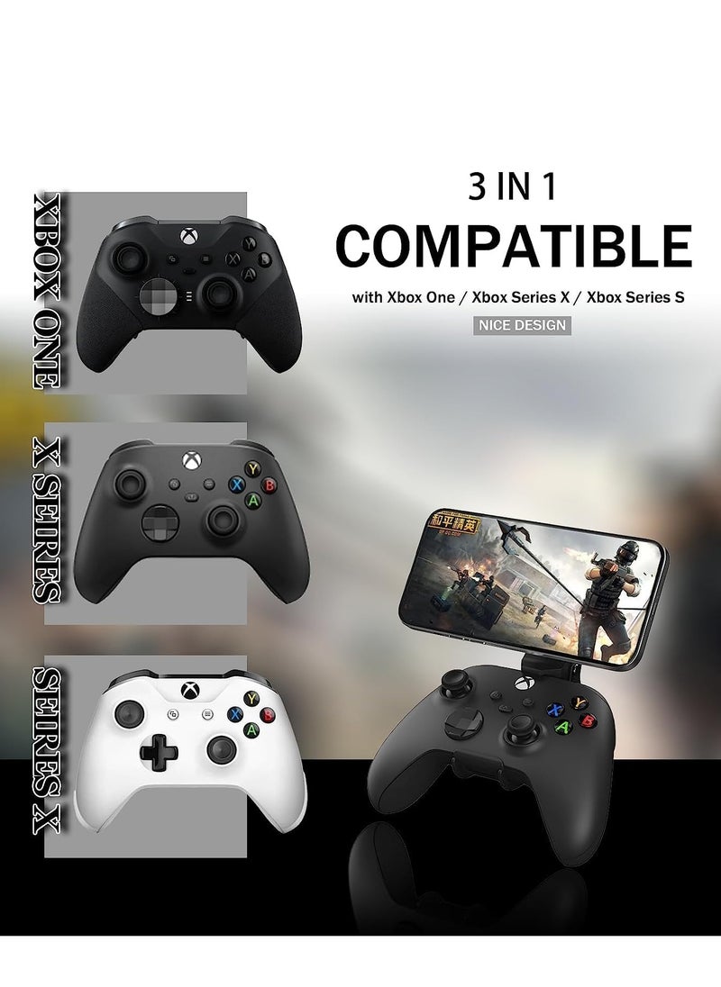 SYOSI - حامل هاتف لتثبيت الهاتف على يد تحكم Xbox، يمكن تعديله ومغناطيسيًا متوافق مع يد تحكم Xbox One و Xbox Series X|S. - Image 1