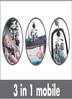 Tiny Love Tiny Love Take Along Mobile Magical Tales, Black/White 1 Count (Pack of 1)  - Image 3