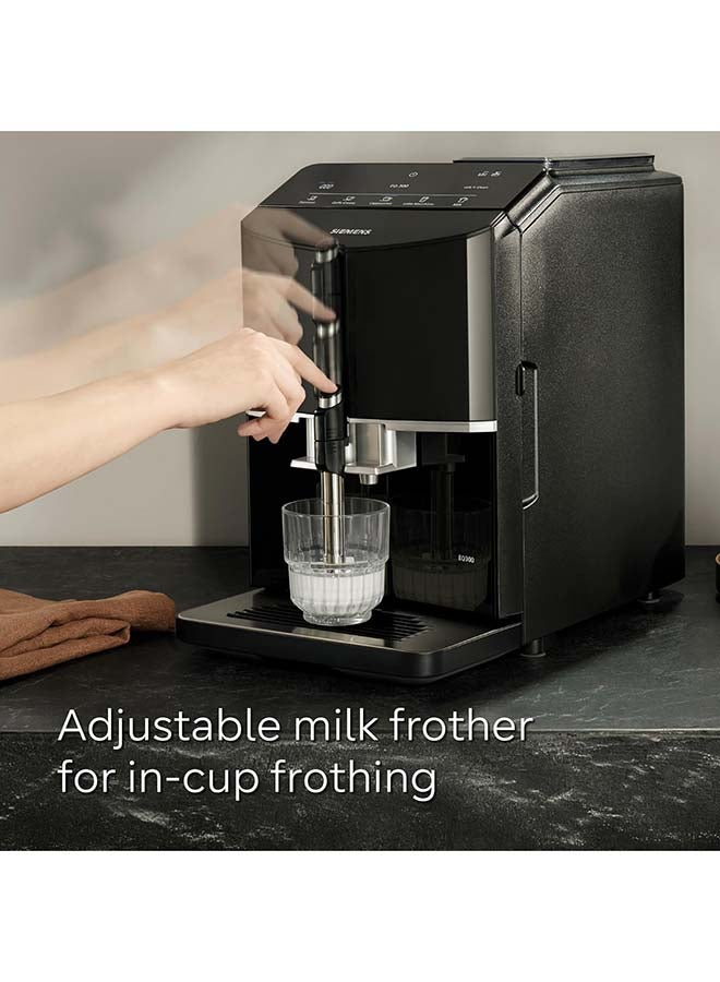 SIEMENS Tf301G19 Eq300 Bean To Cup Fully Automatic Espresso Coffee Machine With Milk Frother, 4 Coffee Varieties, 3 Coffee Strengths, 1.4 L TF301G19 black - Image 4