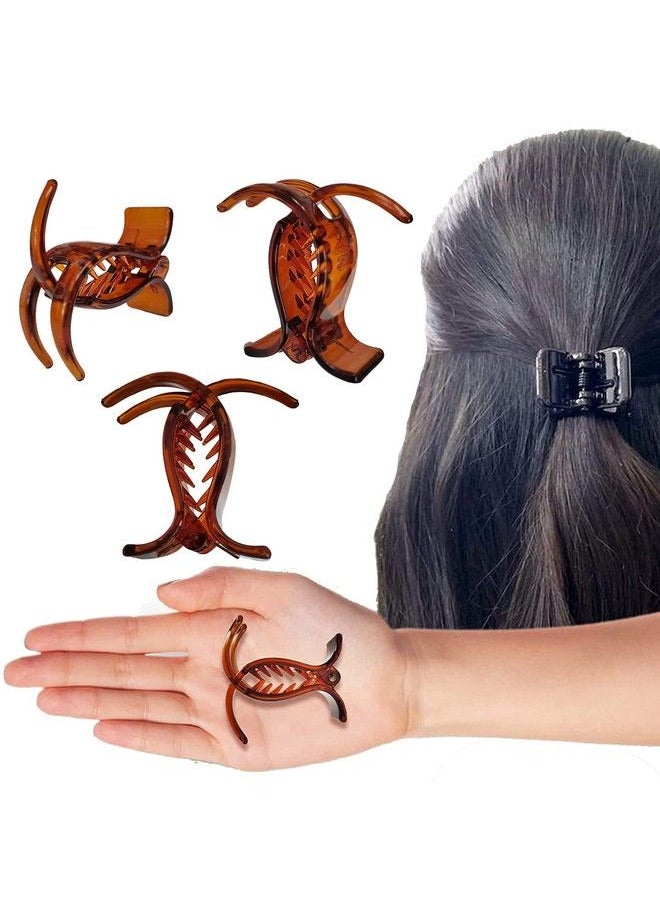 BIRDWARE Hair Clips For Women 3 Pcs Butterfly Hair Clips Hair Accessories For Girls Claw Clips Fancy Korean Clutch Stylish Hair Clip Women Small Hair Clutchers  - Image 1