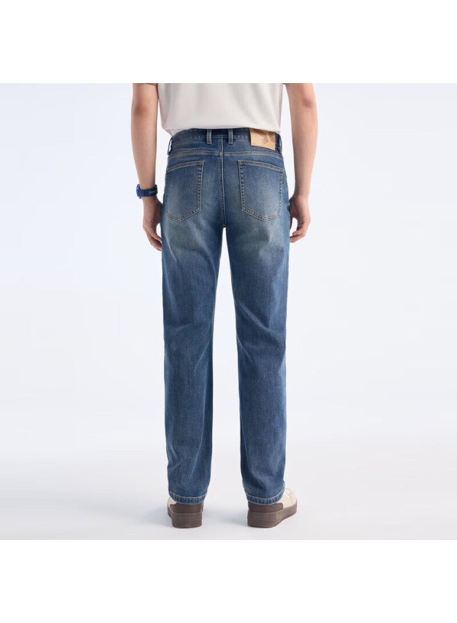 Joeone Men's Jeans Air Denim Basic Edition Summer Thin Lightweight Comfortable Pants Men - Image 2