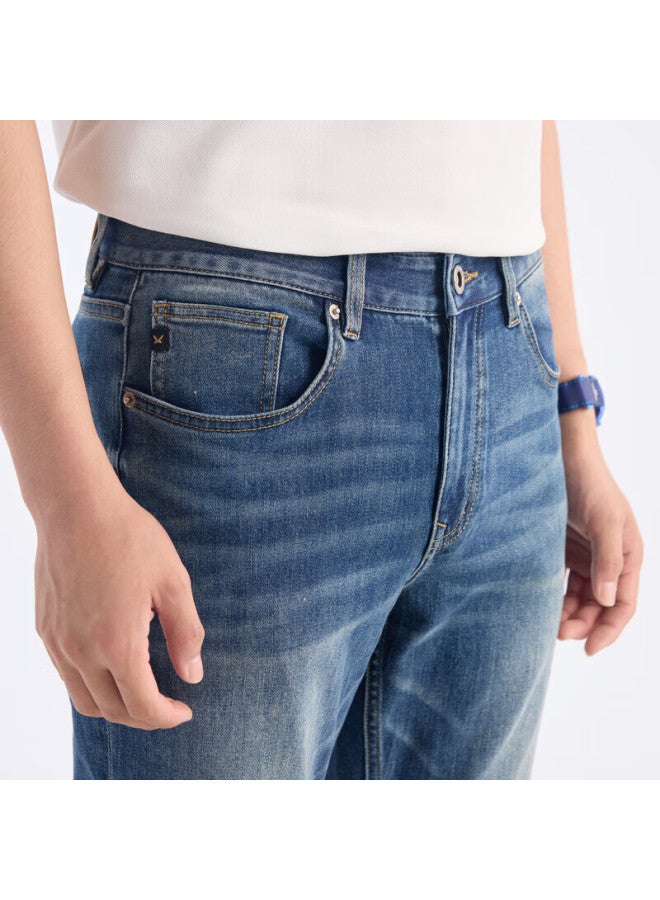 Joeone Men's Jeans Air Denim Basic Edition Summer Thin Lightweight Comfortable Pants Men - Image 3