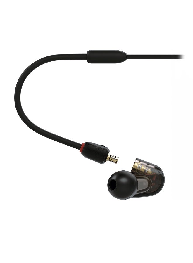 أوديو تكنيكا ATH-E50 Professional In-Ear Monitor Headphones Black - Image 3