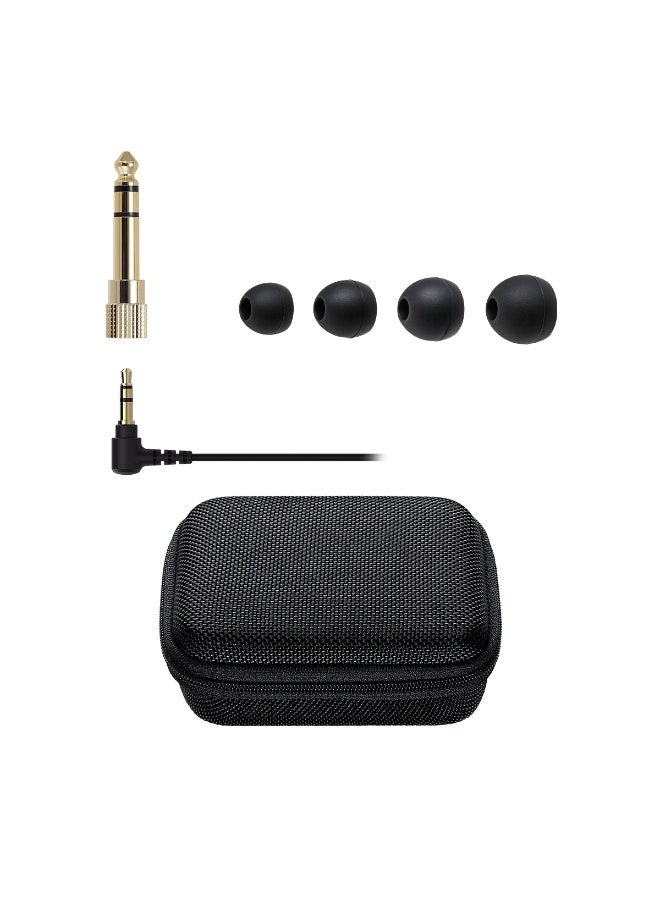 أوديو تكنيكا ATH-E50 Professional In-Ear Monitor Headphones Black - Image 5