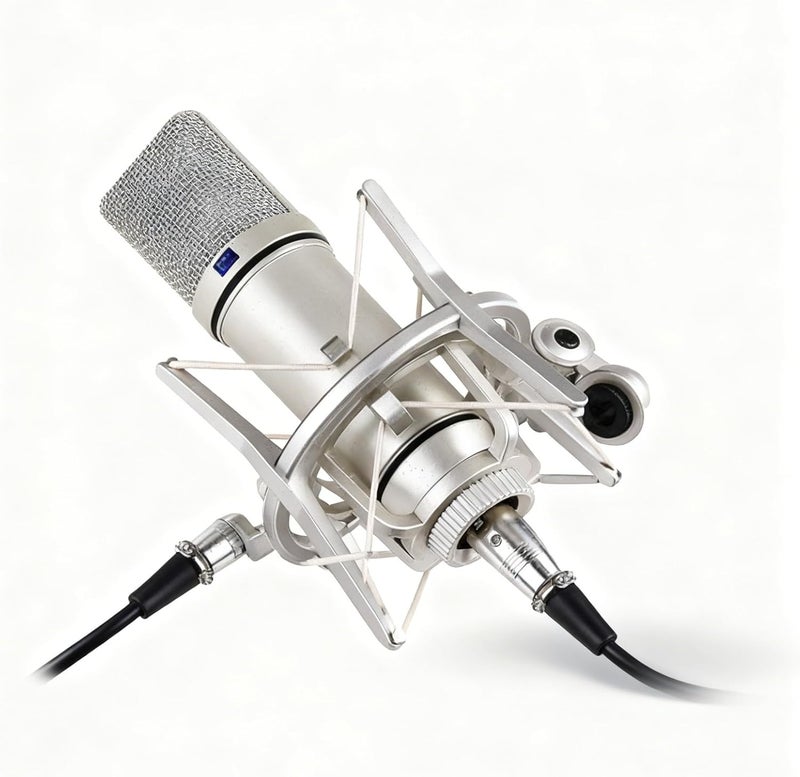 Any KSA address orderable Condenser Microphone with Large Diaphragm, 48V Power, Professional for Singing and Live Streaming - Clear Sound Card, Multi Use for Recording and Broadcasting Scheduled warehouse deliver Elegant practical design Shock rubber edge Easy assemble alternatives User friendly optimized build Repeated use trusted quality Bulk storage easy optimized build Flexible trendy construction Long term heavy use compatible Daily wear upgraded resistant material Compact design Affordable fast purchase options Riyadh Jeddah Dammam ship Various size alternatives Multi-style matching design Multi usage Simple multi-feature universal build Affordable trusted craftsmanship Repeated detach compatible build Odor resistant Updated modern design All climate suitability Global trendy simple build Daily life matching design - Image 1