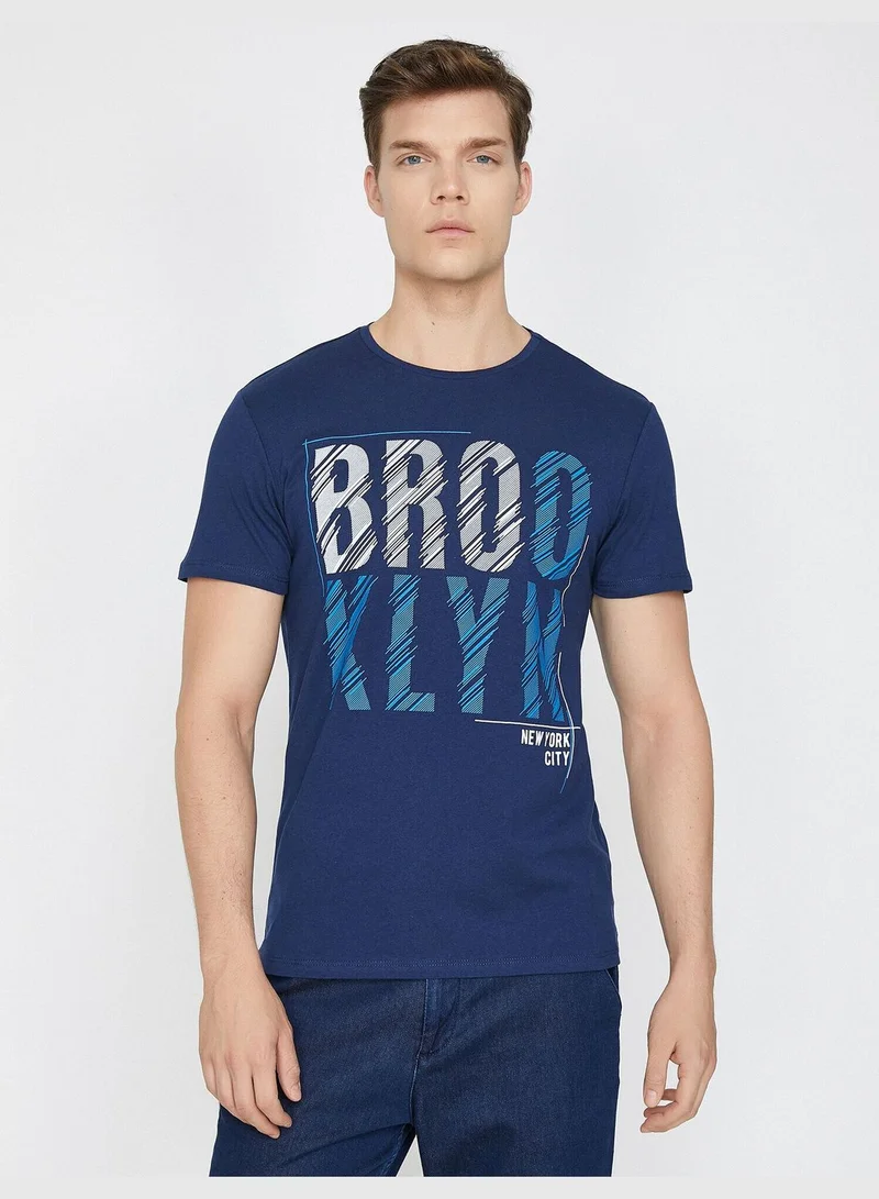 KOTON Letter Printed T-Shirt