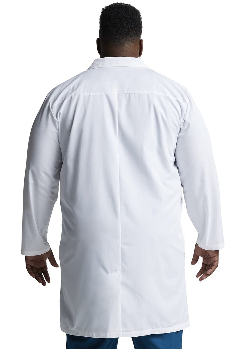 Dickies Size Everyday Unisex 40 Inch Lab Coat, White, 5X-Large Plus - Image 5