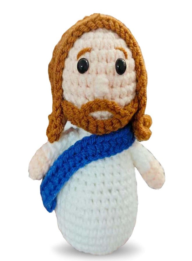RVEAFA Mini Crochet Jesus Figures Gifts for Women Faith Cute Jesus Plush Christian Stuff Easter Basket Religious Gifts for Kids Christian Gift for Easter, Birthday, Prayer Room Essentials - Image 1