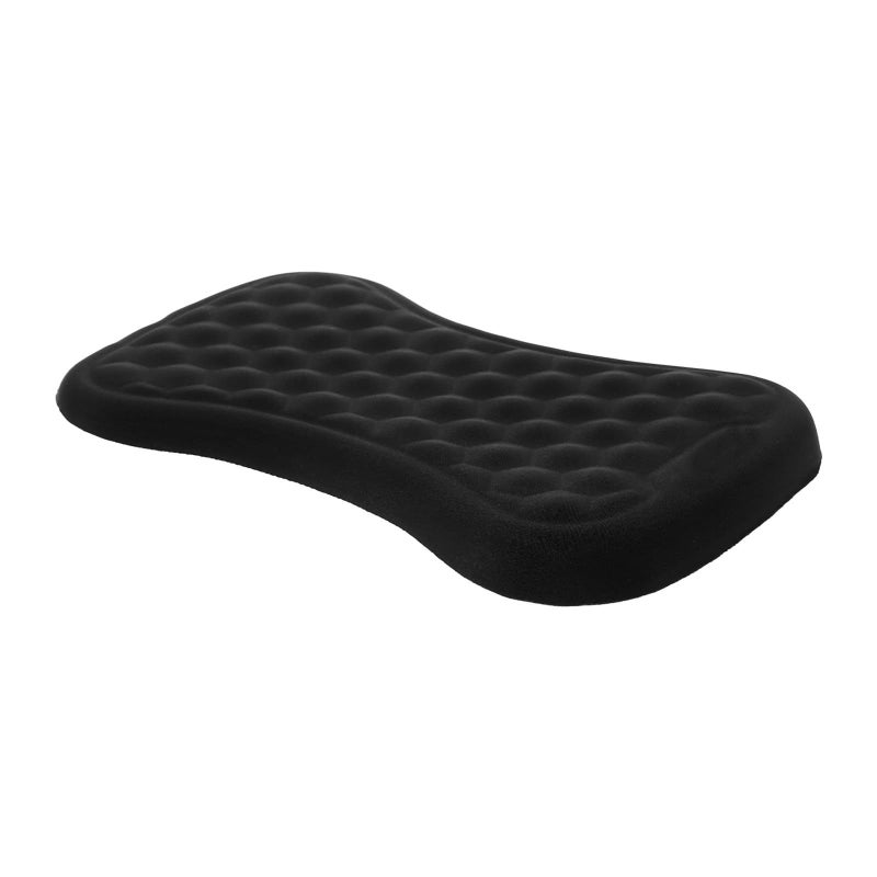 Ergonomic Memory Foam Keyboard Wrist Rest Pad For Office And Home Use Black - Image 2