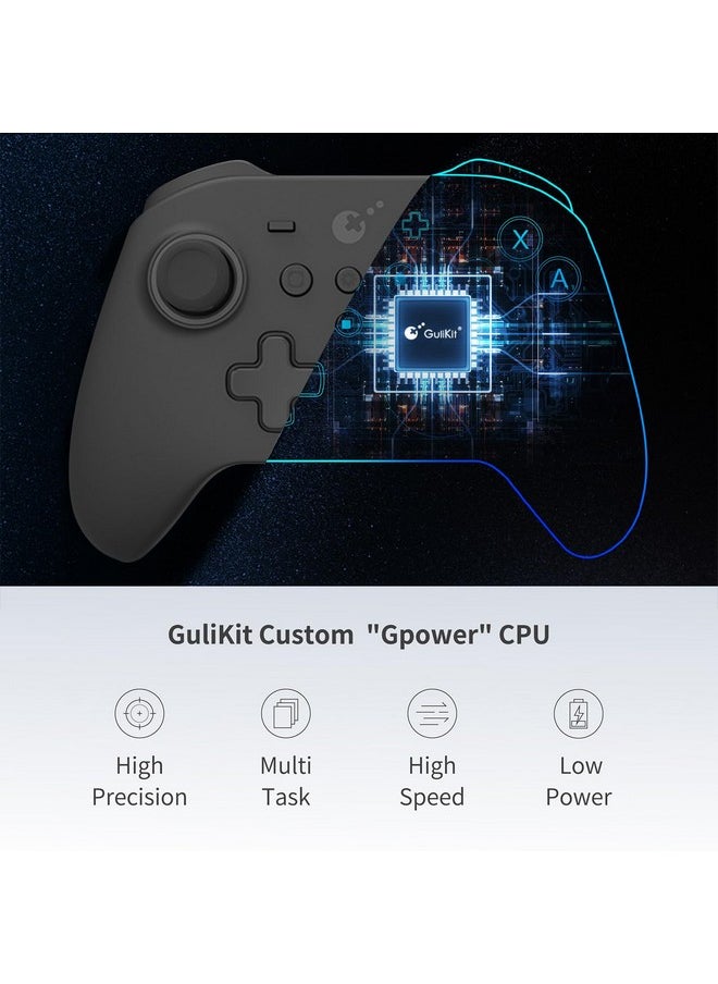 Gulikit - Kk3 Max Controller (No Drift) For Switch/Pc/Android/Macos/Ios With 4 Back Buttons, Hall Joysticks And Triggers, Maglev/Rotor/Hd Vibration,1000Hz Polling Rate, Rgb Lights - Image 1