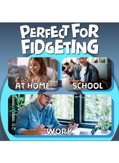 BUNMO BUNMO Stocking Stuffers for Teens - Magnetic Rings - Fidget Toys Adults - Magnetic Fidget Rings - Stocking Stuffers for Adults - Addictive Fidget Toy for Boys & Girls - Great Teen Gift - Black  - Image 4